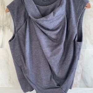 Tom Ford Charcoal Sleeveless Tank Top